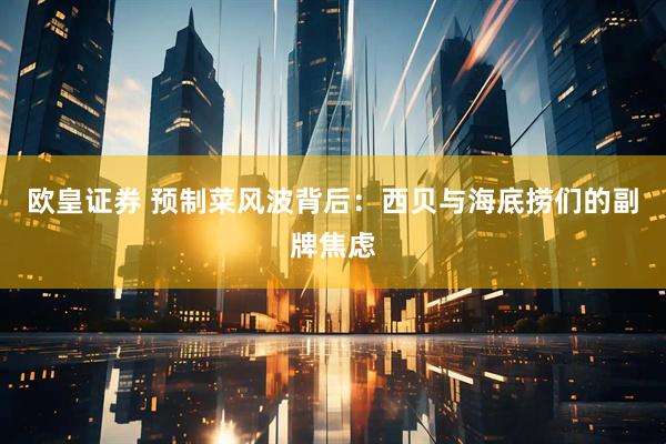 欧皇证券 预制菜风波背后：西贝与海底捞们的副牌焦虑